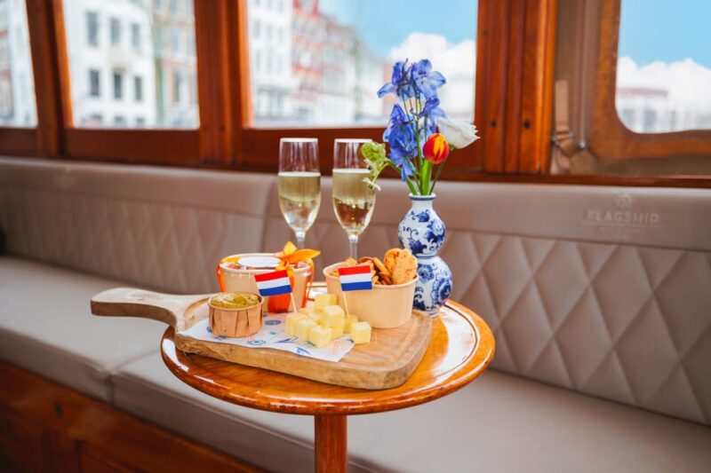 Amsterdam: Canal Cruise with Bubbles & Bites - The Experience of Bubbles and Bites on the Water