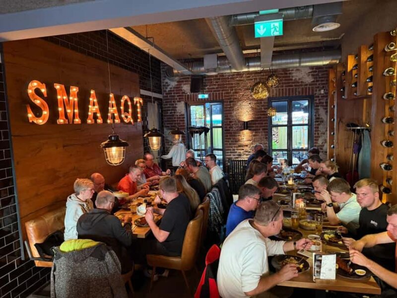 Amsterdam: Canal Cruise with Burger Menu in local restaurant - Walk to Smaaqt in Amsterdam Noord