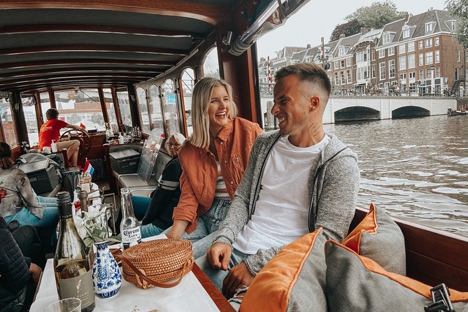 Amsterdam Classic Saloon Boat Cruise, Drinks and Cheese Option - Landmarks and Highlights Seen from the Water