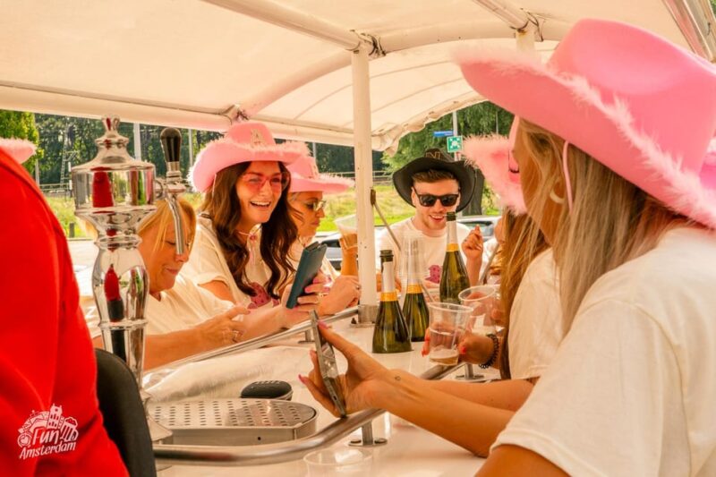 Amsterdam: Dutch Prosecco Party Bike - What’s Included in the Price