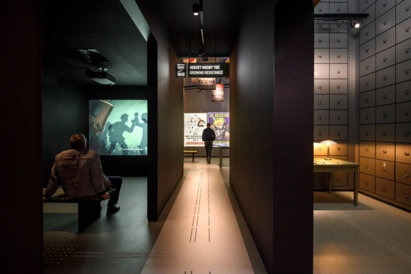 Amsterdam: Dutch WWII Resistance Museum Entry Ticket - Exhibits at a Glance: Personal Stories, Artifacts, and Videos