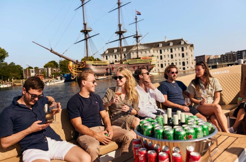 Amsterdam: German Guided Canal Cruise with on Board Bar - The Onboard Bar and Relaxed Atmosphere