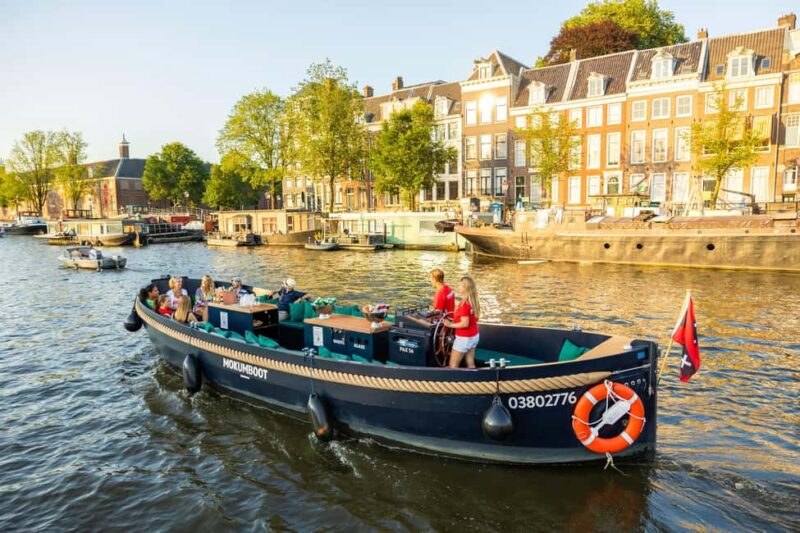 Amsterdam: Guided Open Boat Cruise Unlimited Drinks Option - Unwind with the Open Bar Option and Unlimited Drinks