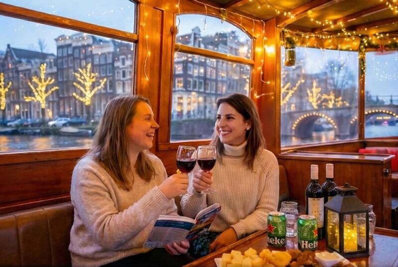 Amsterdam: Heated Cruise with Local Guide & Optional Drinks - Key Points