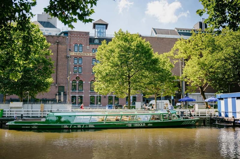 Amsterdam: Heineken Branded Canal Cruise inc 1 drink &Snacks - Upgrading with Dutch Cheese and Additional Features