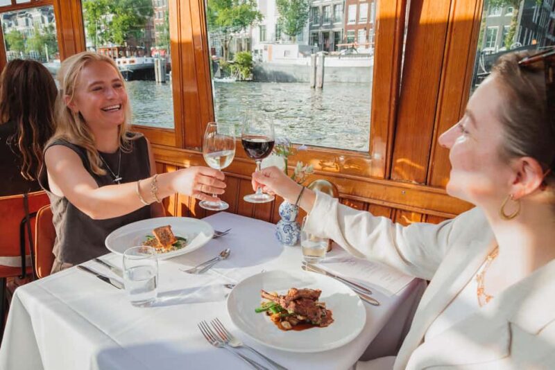 Amsterdam: High-End 3-Course Dinner Canal Cruise - Luxurious 2.5-Hour Dinner Cruise on Classic Amsterdam Canals