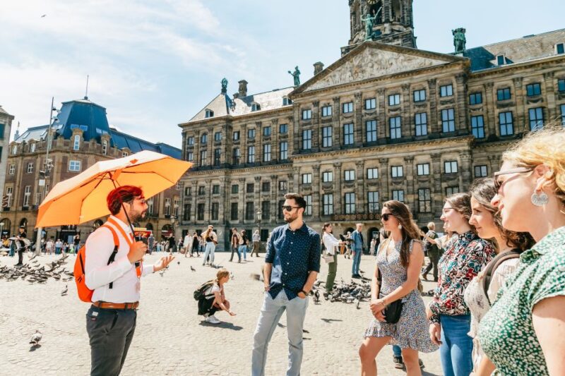 Amsterdam: Historical Highlights Walking Tour with Tasting - Visiting the Flower Market and LGBT Street