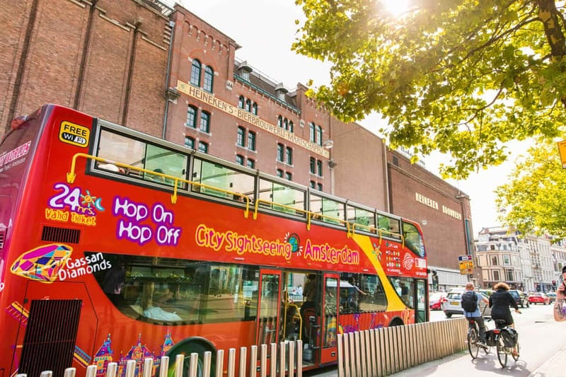 Amsterdam: Hop-On Hop-Off Bus and Boat options - The Modern Convenience of Onboard Wi-Fi and Maps