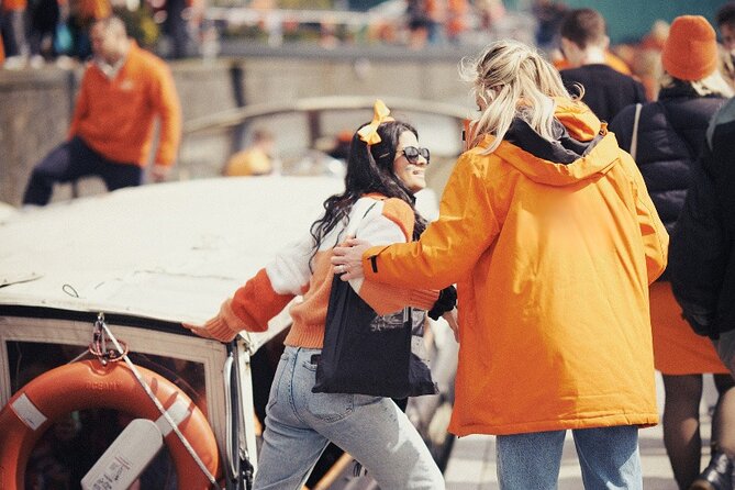 Amsterdam Kings Day Boat Party with Unlimited Drinks 2025 - The Atmosphere Aboard the Party Boat