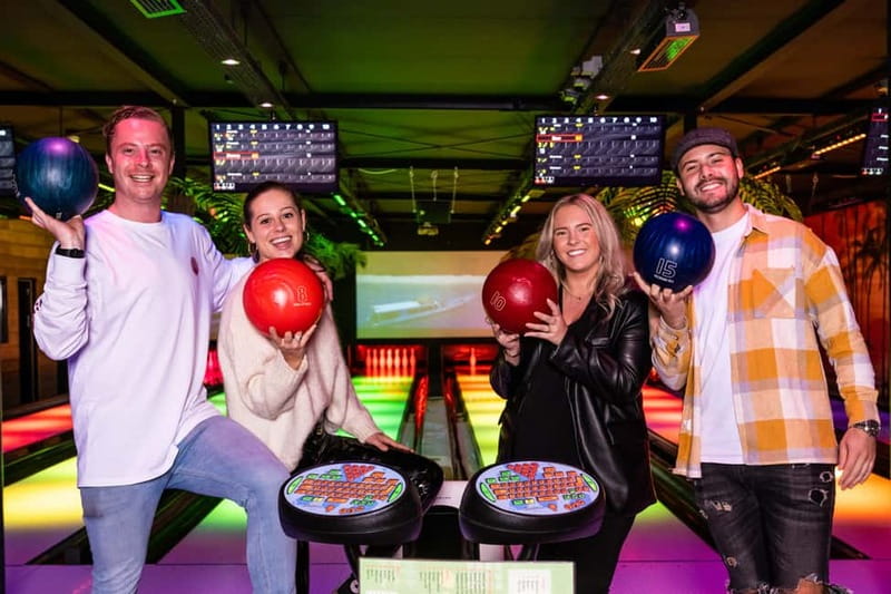 Amsterdam: LED Bowling Experience - Weekends Come Alive with a Live DJ and Disco Effects