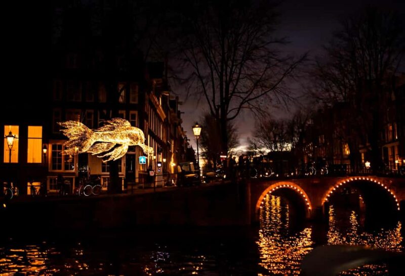 Amsterdam: Light Festival Bike Tour with Guide - Practical Details: What’s Included and What’s Not