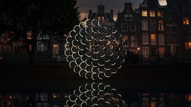 Amsterdam: Light Festival Canal Cruise inc Snack + Hot Drink - Key Points