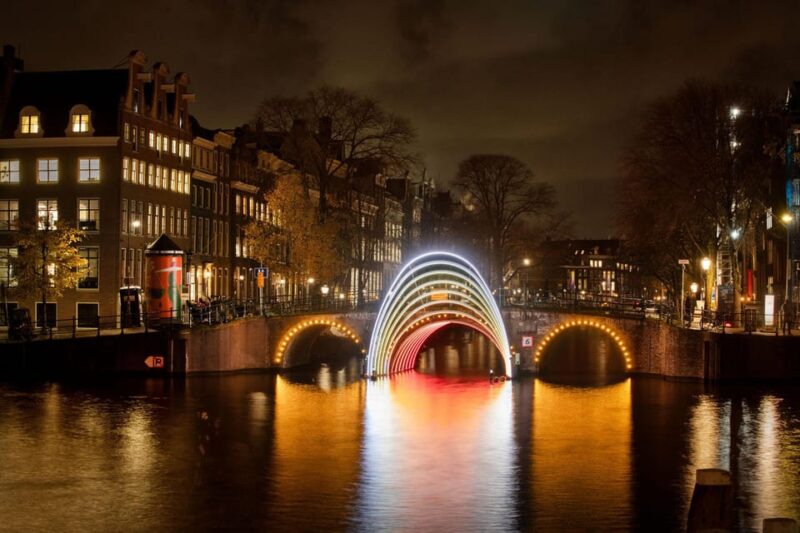 Amsterdam: Light Festival Canal Cruise inc Snack + Hot Drink - Navigating the Best Views of Amsterdam Light Artworks