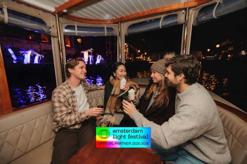 Amsterdam: Light Festival Heated Cruise + Hot Choco + Snack - Comparing This Tour to Similar Experiences