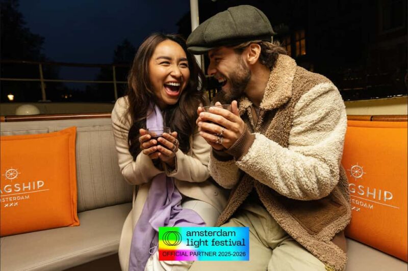 Amsterdam: Light Festival Heated Cruise + Unl Drinks & Snack - Expert Guides Bring the Art to Life