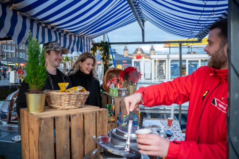 Amsterdam: Light Festival Open Boat with Hot Choco - Key Points