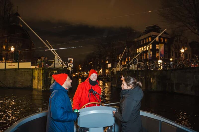 Amsterdam: Light Festival Open Boat with Hot Choco - Limitations and Considerations