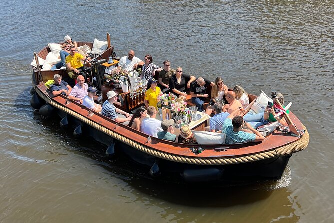 Amsterdam Luxury Boutique Boat tour with Unlimited Beer and Wine - The Skinny Bridge and Magera Brug