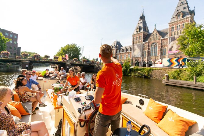 Amsterdam: Luxury Canal Cruise Unlimited Drinks & Bites Option - Food, Drinks, and Onboard Experience