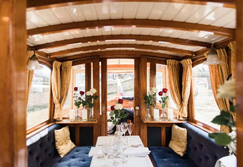 Amsterdam: Moët & Chandon Gourmet Dinner Cruise - The Elegant Setting of a Restored Canal Boat in Amsterdam