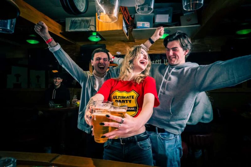 Amsterdam: New Year's Eve Pub Crawl with Optional Club Entry - The pub crawl route through Amsterdam’s top bars