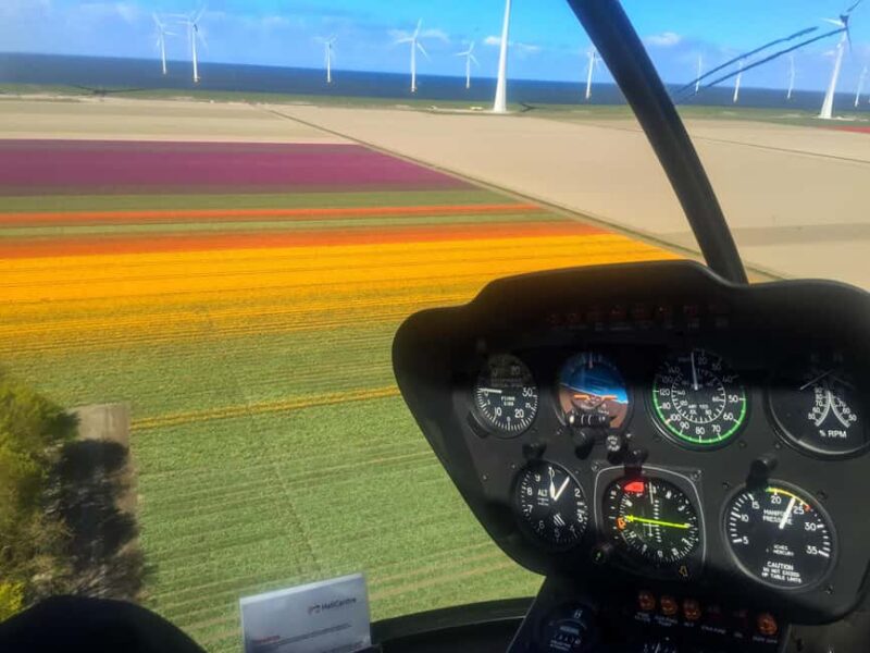 Amsterdam: Private Helicopter Tulip tour from Heliport AMS - Key Points