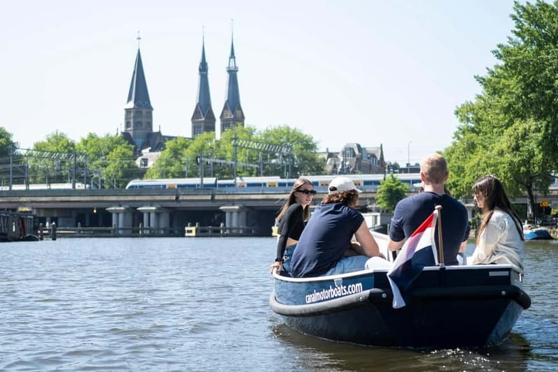 Amsterdam: Self-Drive Boat Rental (5 departure locations) - Discover Amsterdam from the Water with Self-Drive Boat Rentals