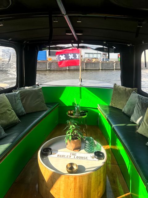 Amsterdam: Smoke and Lounge City Boat Cruise - The Route: From Central Station to the Seven Bridges and Dancing Houses