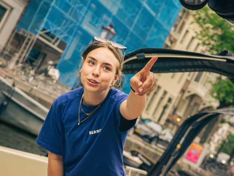 Amsterdam: Spanish Guided Open Boat Cruise with Bar Onboard - Key Points