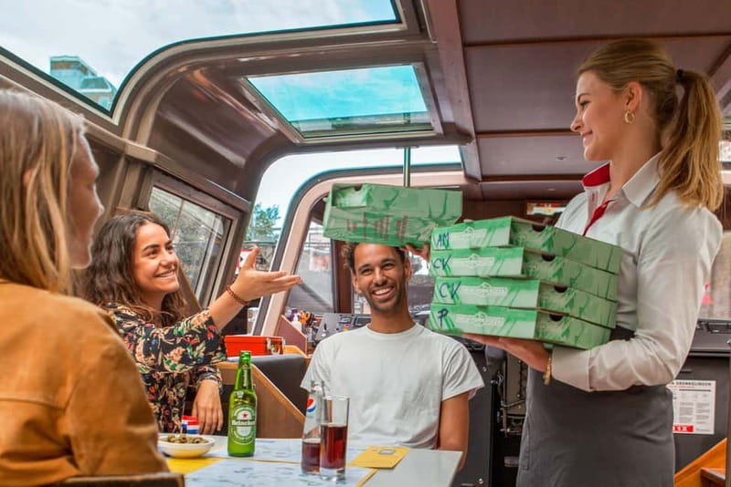 Amsterdam: The Original Pizza Dinner Cruise with Drinks - Scenic Route Along the Historic Canal Belt
