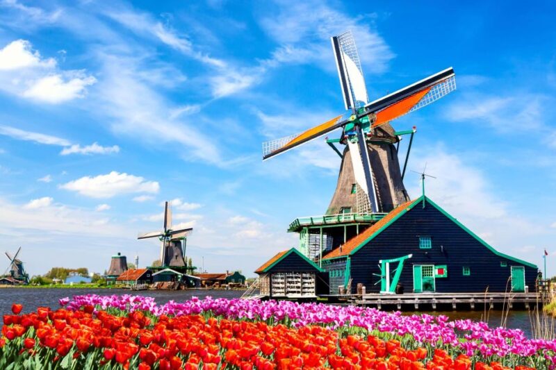 Amsterdam to Zaanse Schans Windmills, Volendam & Edam by Car - Key Points
