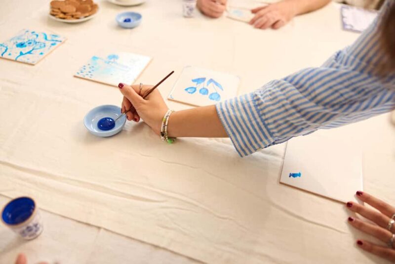 Amsterdam: Traditional Dutch Blue Tile Painting Workshop - The Workshop Experience: Painting Your Own Delft Tile