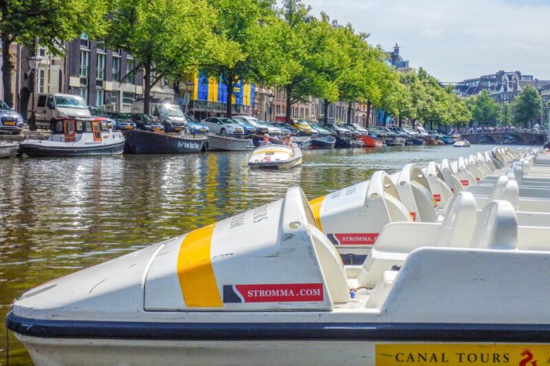 Amsterdam: Unique Pedal Boat Experience in the Canals - Practical Details: Meeting Point, Deposits, and Capacity