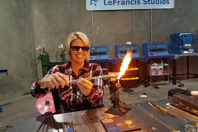 An adventure in Glassblowing by Torch - Private Classes for Couples, Friends, and Family