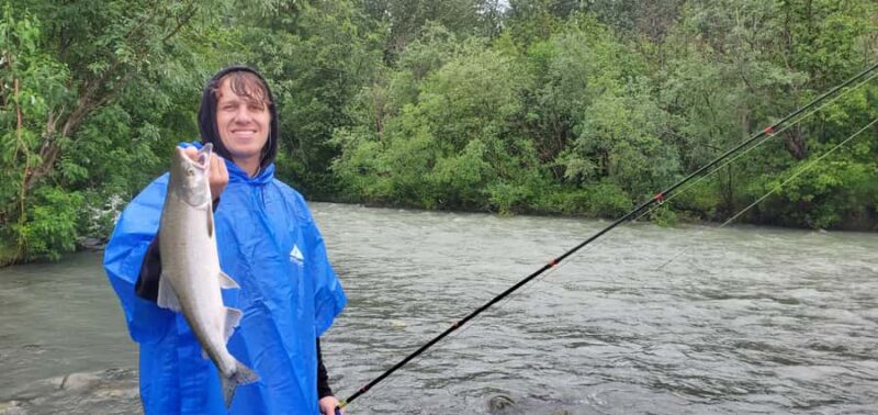 Anchorage: Full-day guided salmon fishing with Hotel Pickup - The Experience of Fishing in Southcentral Alaska Streams