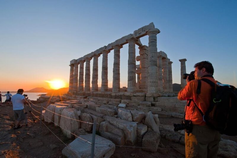 Ancient Corinth and Sunset at Temple of Poseidon Cape Sounio - Discovering the Fortress of Acrocorinth
