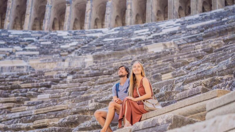 Ancient Perge, Aspendos Amphitheater & Side Guided Tour - Walking Through the Ruins of Ancient Perge