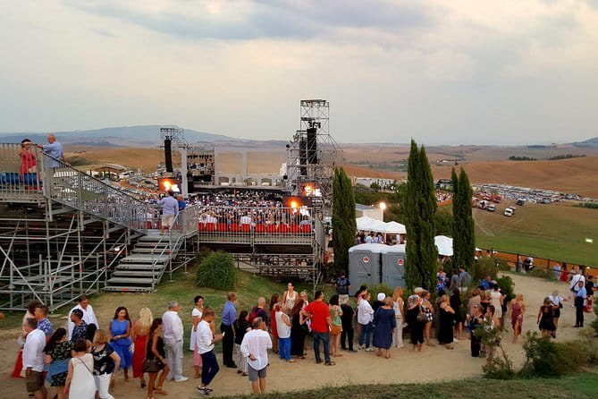 Andrea Bocelli concert LAJATICO Limousine Service from Florence - Key Points