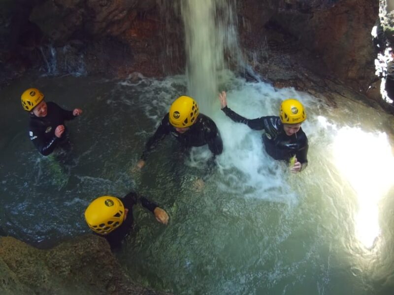 Anna: Guided Canyoning Tour - The Experience of Navigating Natural Slides and Jumps