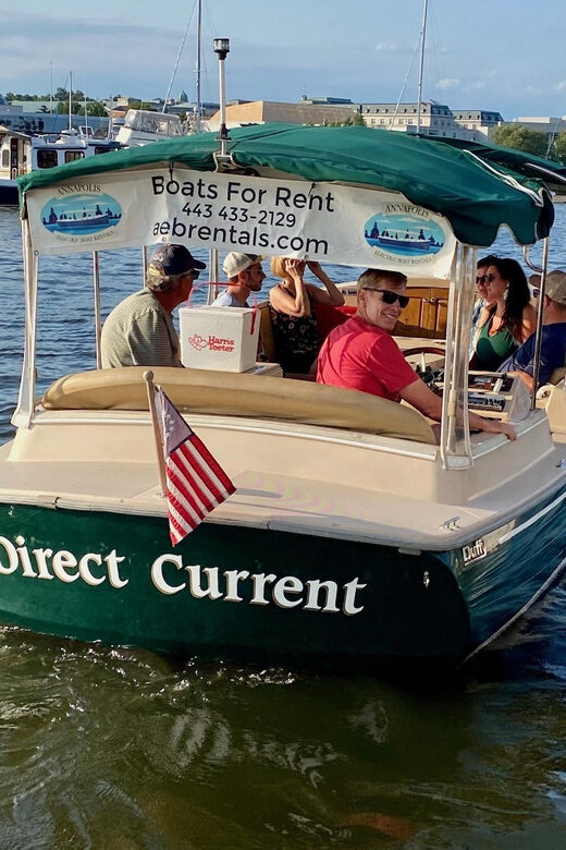 Annapolis: Electric Boat Rental - Duffy Sun Cruiser - 10ppl - Annapolis Electric Boat Rental: An Eco-Friendly Waterway Adventure