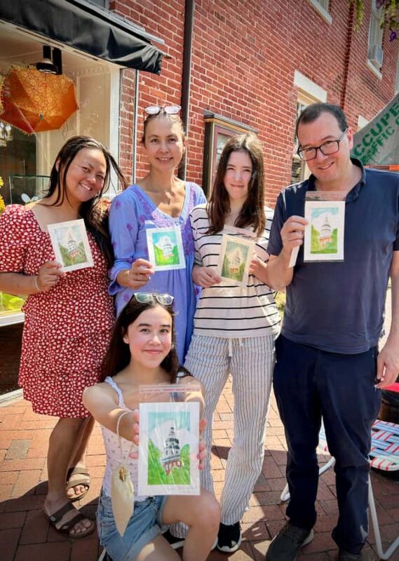 Annapolis: Outdoor Painting Activity at MD State House - Accessibility and Group Size