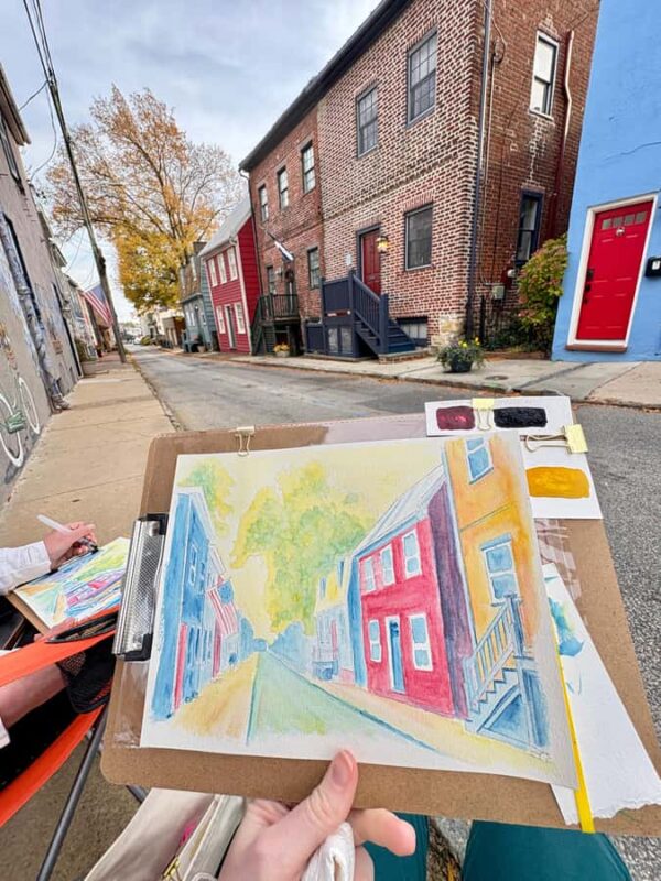 Annapolis: Outdoor Urban Sketching & Painting Class - Starting with the Supplies and Basic Instructions