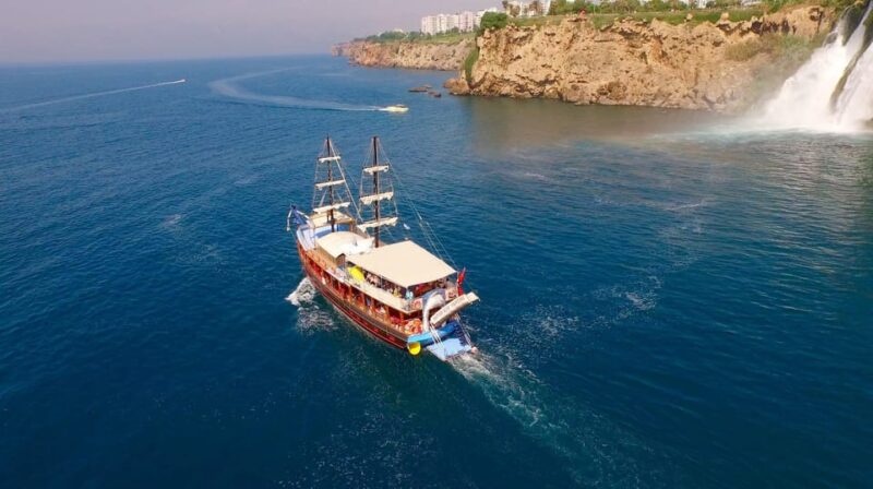 Antalya: Beach & Waterfalls Boat Trip w/ Lunch & Soft Drinks - Enjoying a Tasty Lunch During the Duden Waterfalls Stop