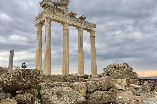 Antalya Excursion to Perge, Aspendos, side, Manavgat waterfall - Exploring Side: Ruins and the Temple of Athena