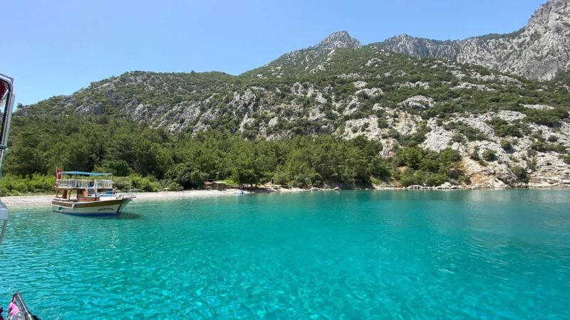 Antalya/Kemer: Adrasan Porto Genoese Boat Trip w/Mud Baths - Exploring Akseki Bay: Peace and Underwater Views