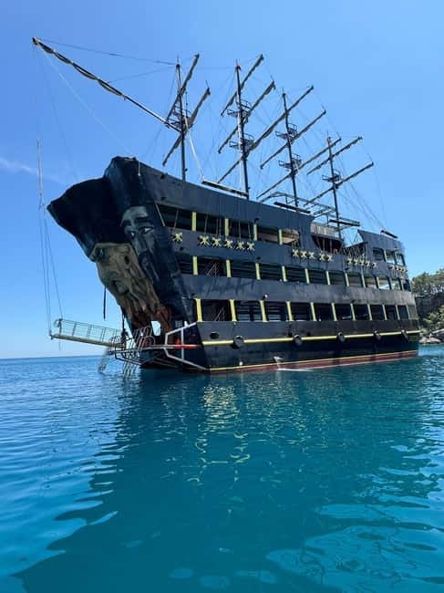 Antalya/Kemer: Boat Tour Visit Caves and Bays With Lunch - Starting the Adventure at Kemer Marina with the Red Dragon