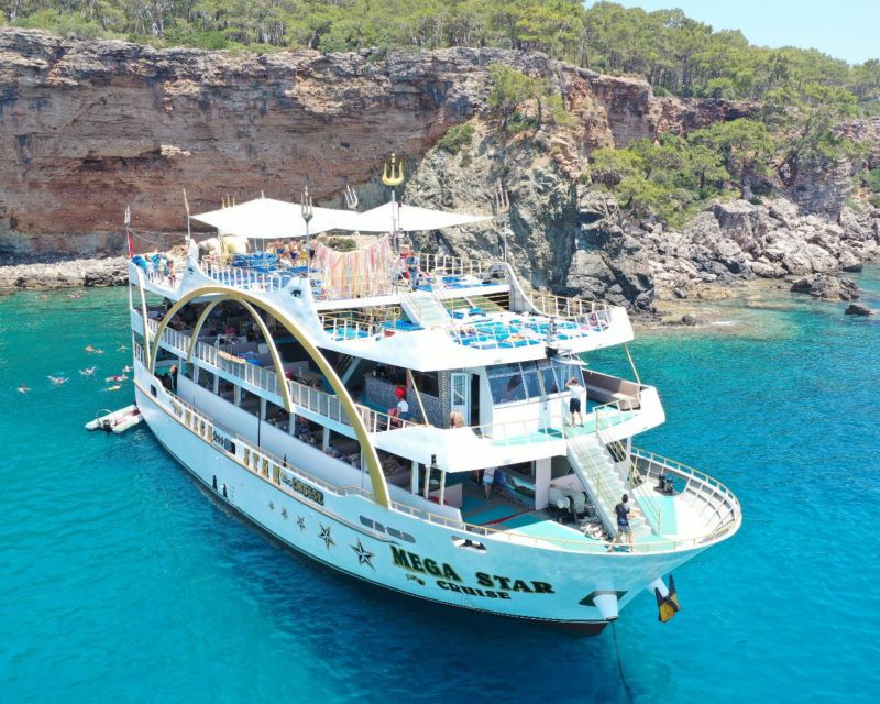 Antalya & Kemer: Megastar Catamaran Cruise With Foam Party - Discover the Beauty of Antalya and Kemer on a Luxury Catamaran Cruise for $40
