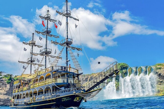 Antalya Lara Pirate Boat Trip w/Soft Drinks, Lunch & Pickup - Lunch and Refreshments: Soft Drinks and Casual Dining
