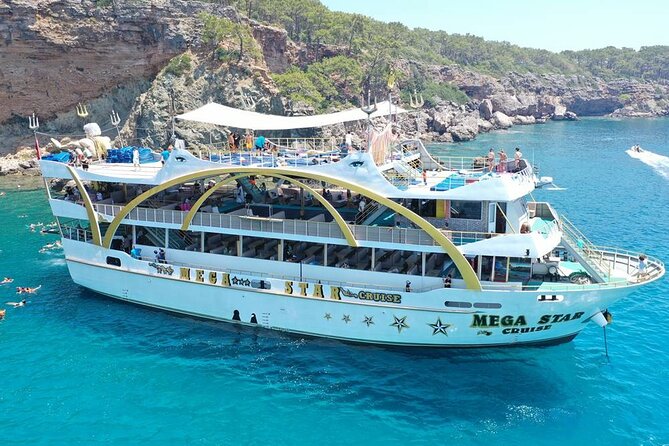 Antalya Mega Star Yacht Tour with Lunch, Foam Party & Transfer - Key Points