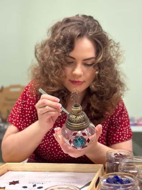 Antalya Old Town: Traditional Mosaic Lamp or Candle Workshop - Meeting Point in Antalya Old Town